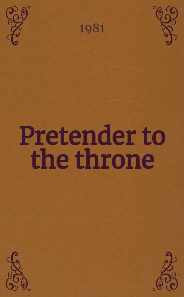 Pretender to the throne : The further adventures of private Ivan Chonkin