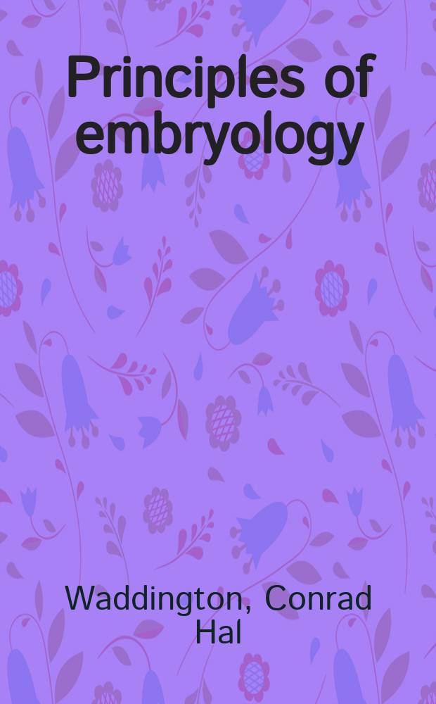 Principles of embryology