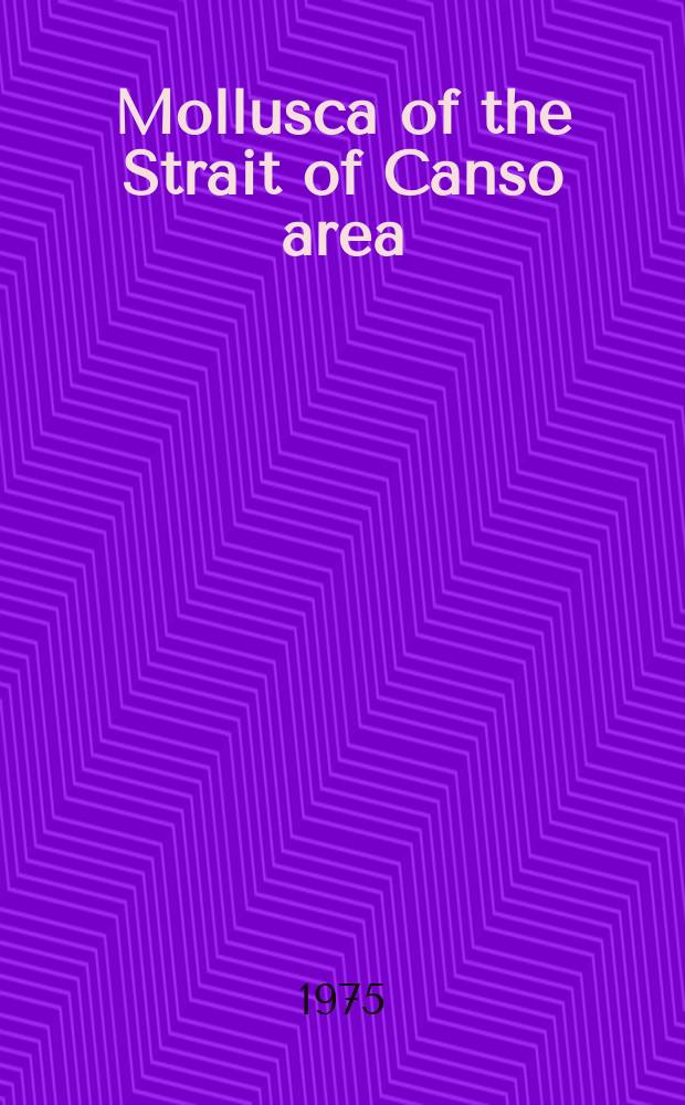 Mollusca of the Strait of Canso area