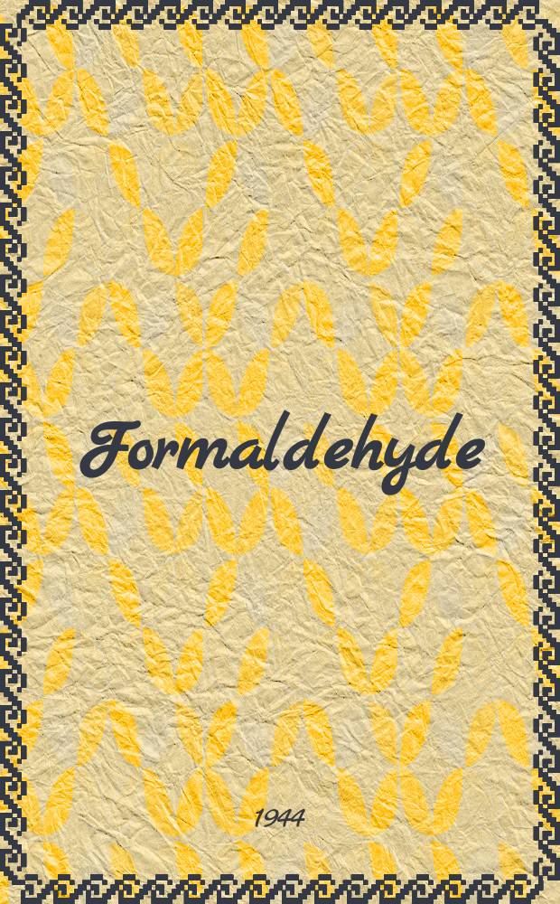 Formaldehyde