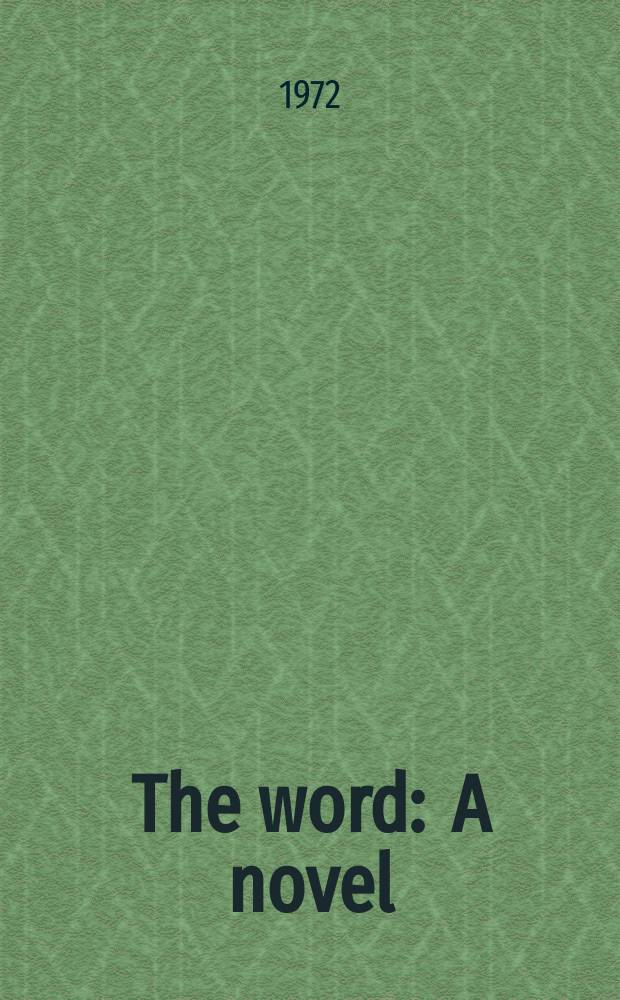 The word : A novel