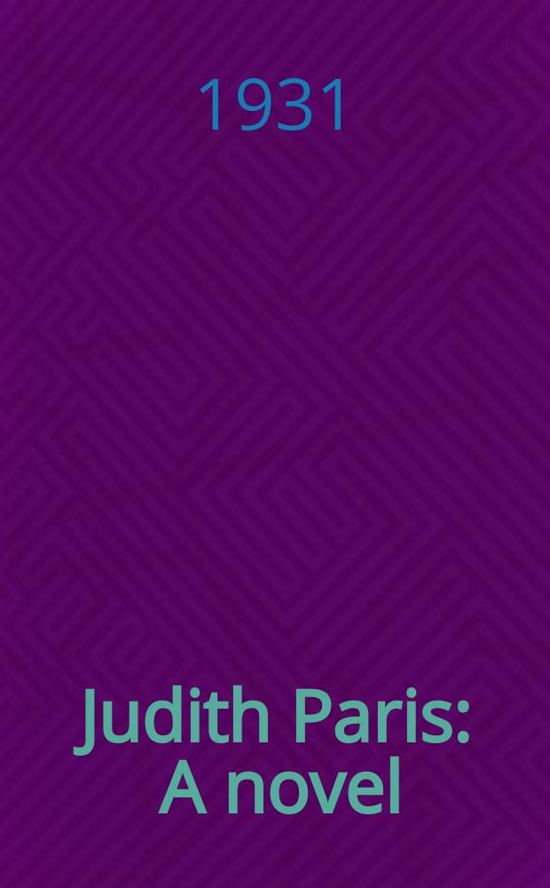 Judith Paris : A novel