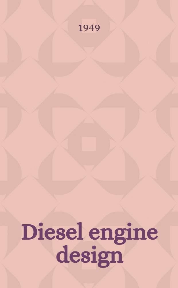 Diesel engine design