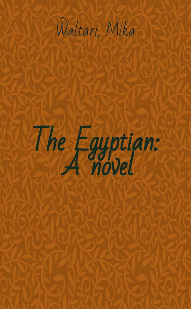 The Egyptian : A novel