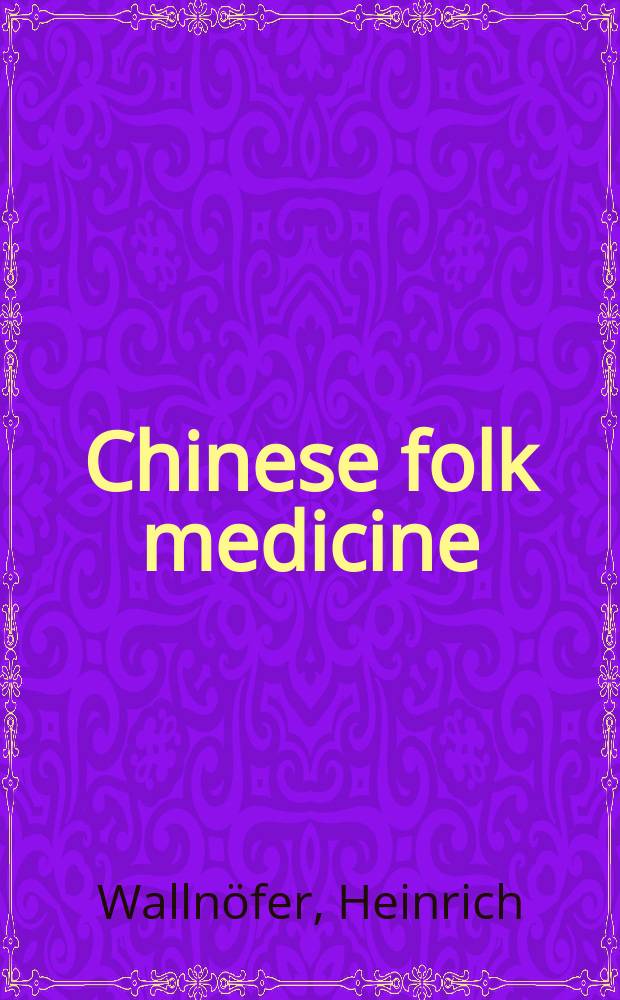 Chinese folk medicine