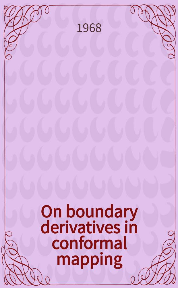 On boundary derivatives in conformal mapping