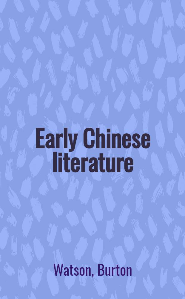 Early Chinese literature