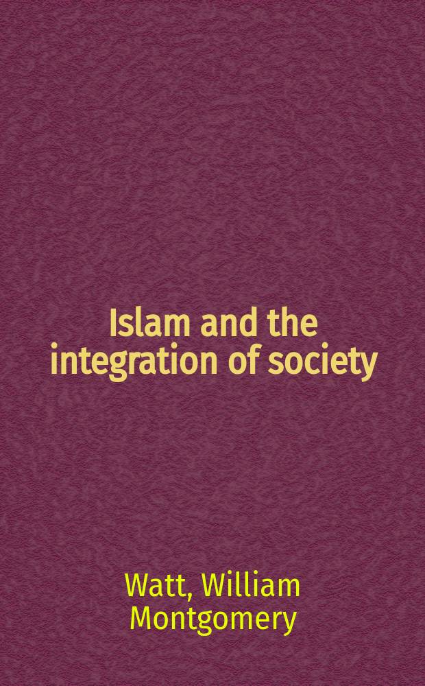Islam and the integration of society