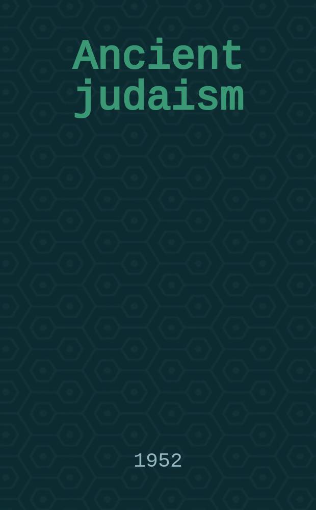 Ancient judaism