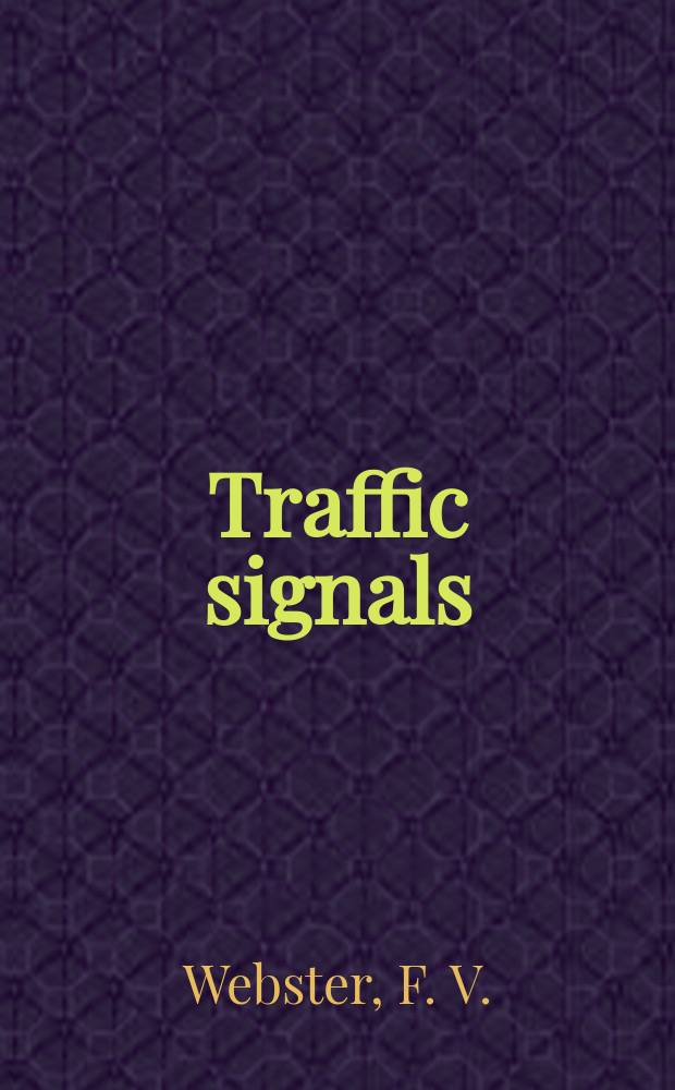 Traffic signals