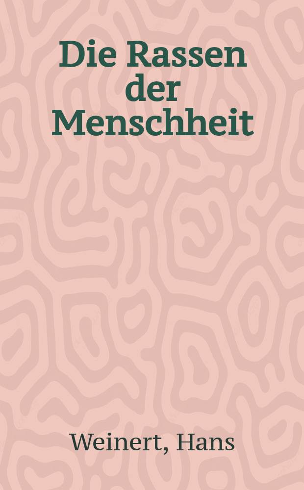 Die Rassen der Menschheit
