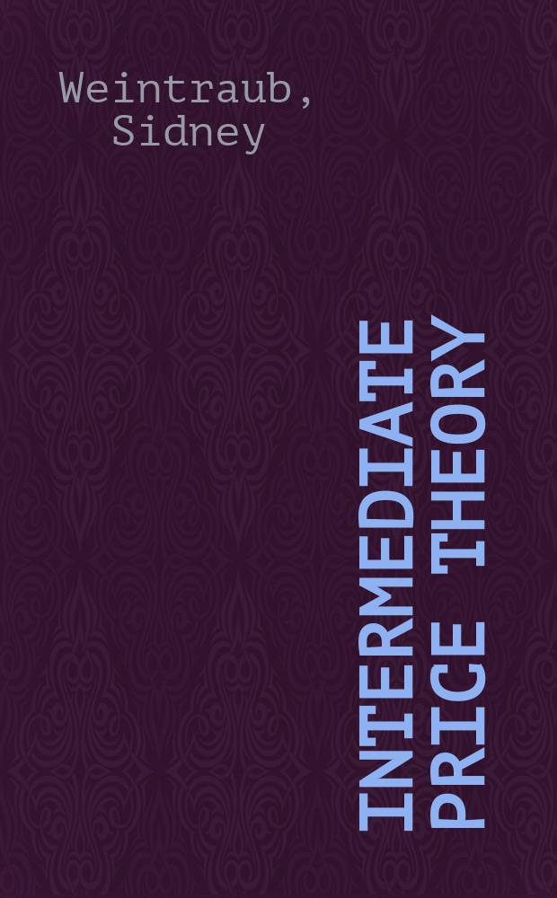 Intermediate price theory
