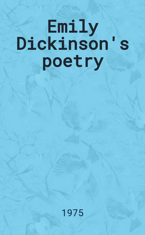 Emily Dickinson's poetry