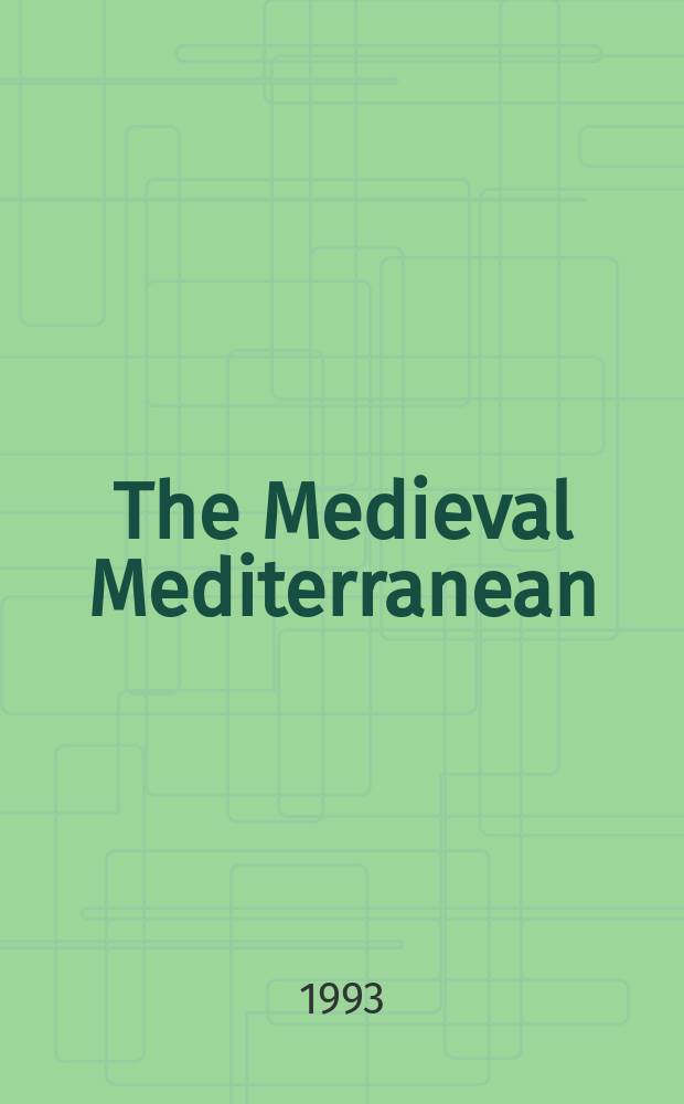 The Medieval Mediterranean : Peoples, economies a. cultures, 400-1453. Vol. 2 : The life of Leontios, Patriarch of Jerusalem