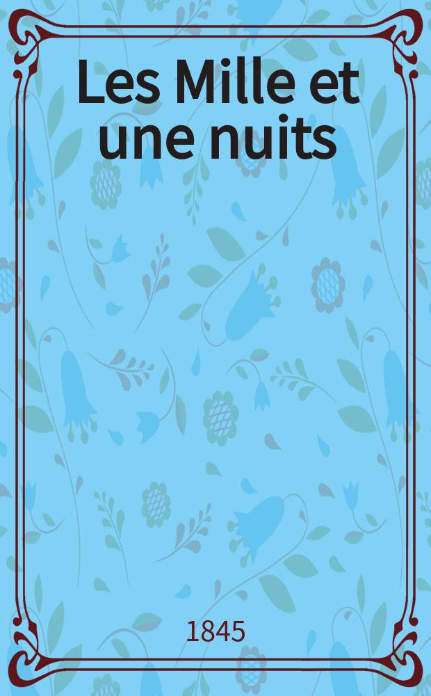 Les Mille et une nuits : Contes arab