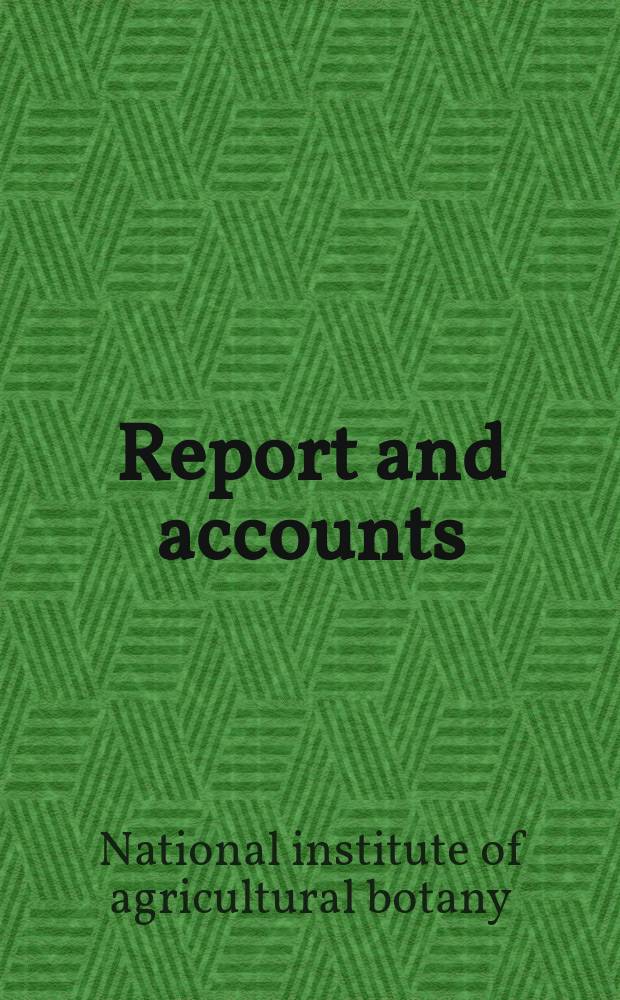 ... Report and accounts