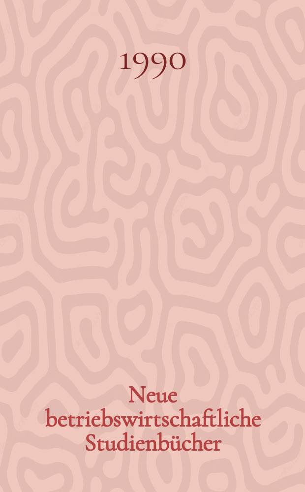Neue betriebswirtschaftliche Studienbücher