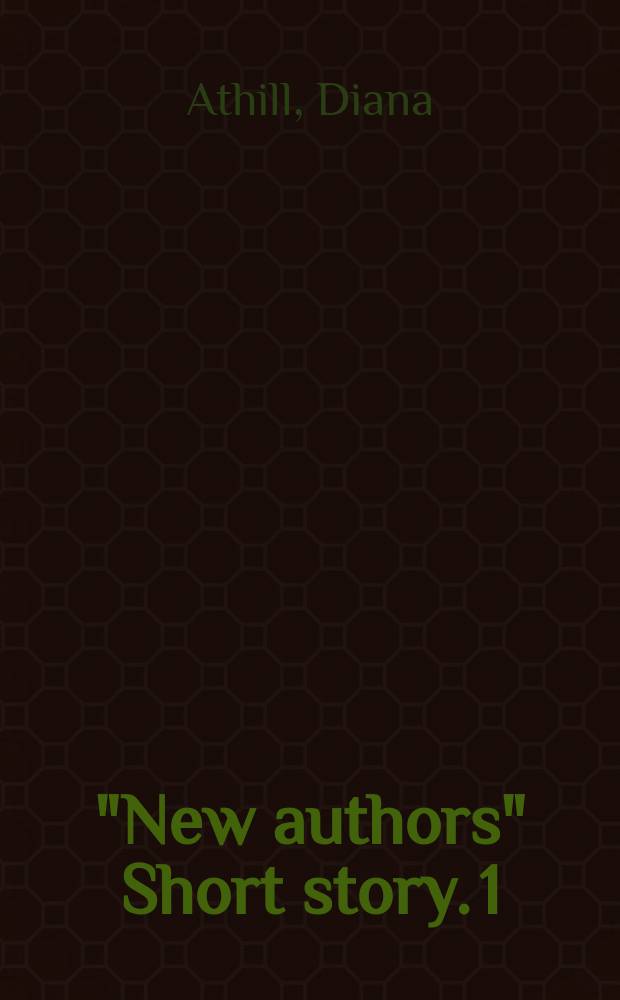 "New authors" Short story. 1