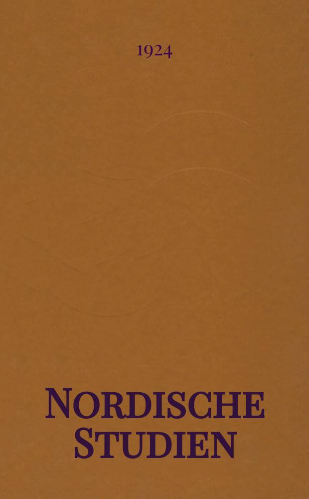 Nordische Studien