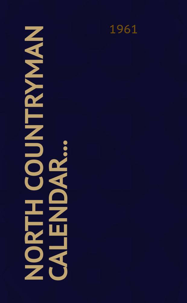 North countryman calendar ...