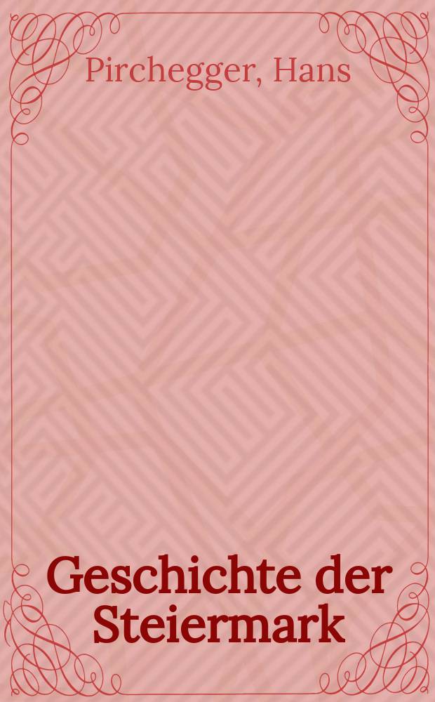 Geschichte der Steiermark