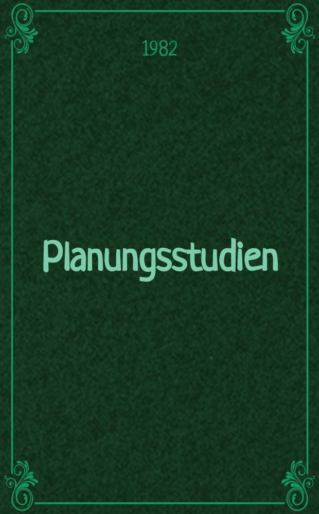 Planungsstudien
