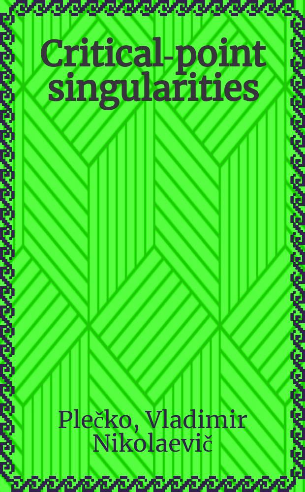 Critical-point singularities
