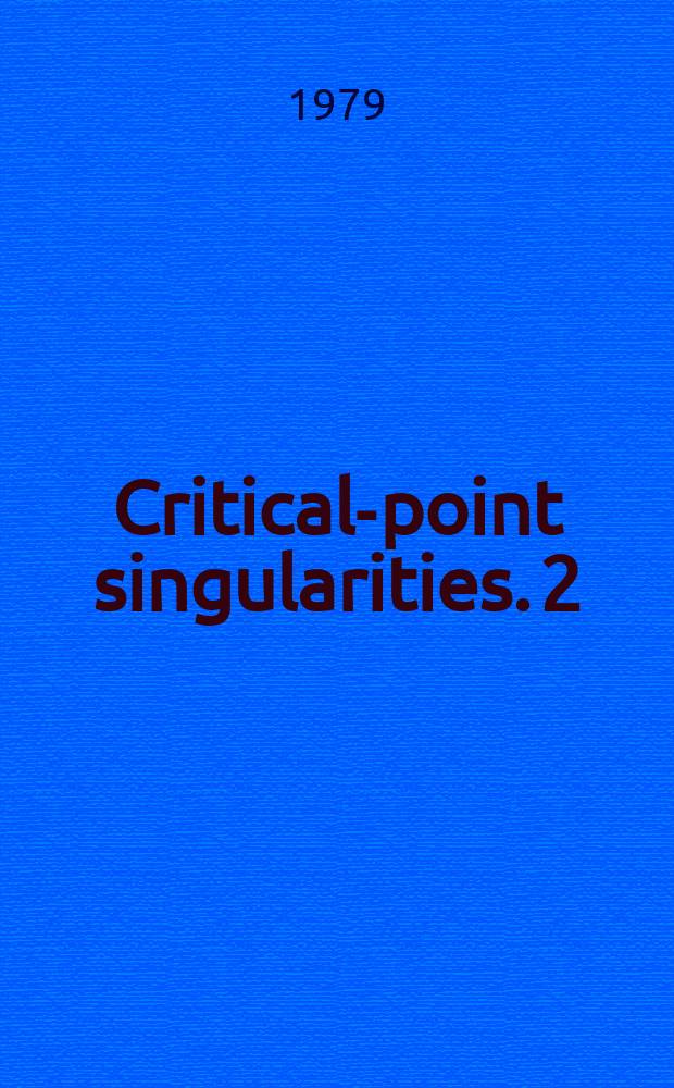 Critical-point singularities. 2 : The ordered phase