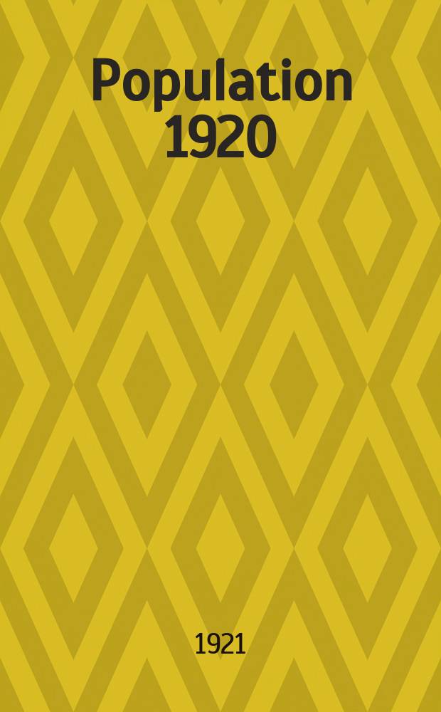 Population 1920
