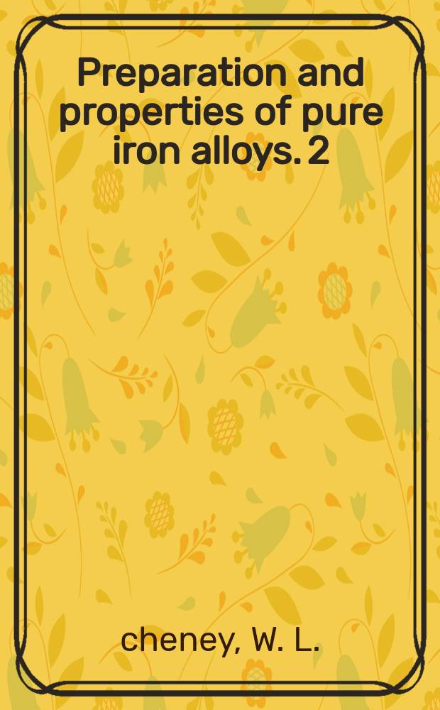 Preparation and properties of pure iron alloys. 2 : Magnetic properties of iron-carbon alloy as affected by heat treatment and carbon content