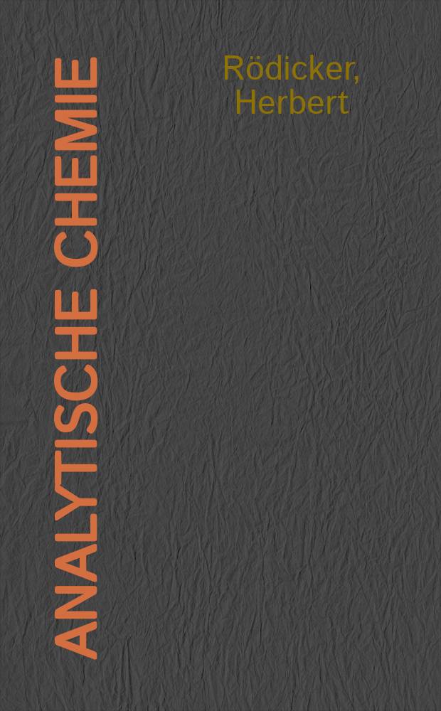 Analytische Chemie