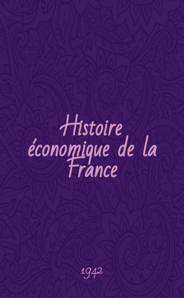 Histoire économique de la France