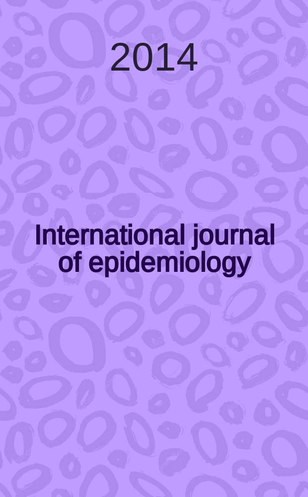 International journal of epidemiology : Offic. journal of the Intern. epidemiol. assoc. Vol. 43, № 5
