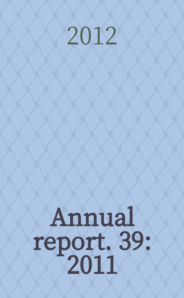 Annual report. 39 : 2011/12
