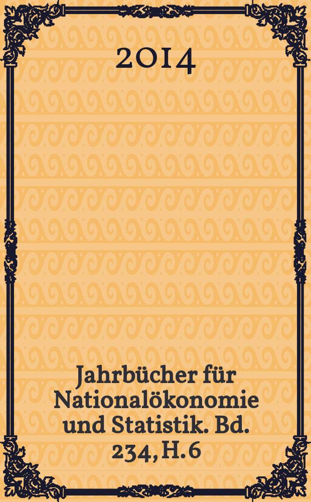 Jahrbücher für Nationalökonomie und Statistik. Bd. 234, H. 6 : The Great Recession and its aftermath: evidence from micro-date = Великая рецессия и ее последствия