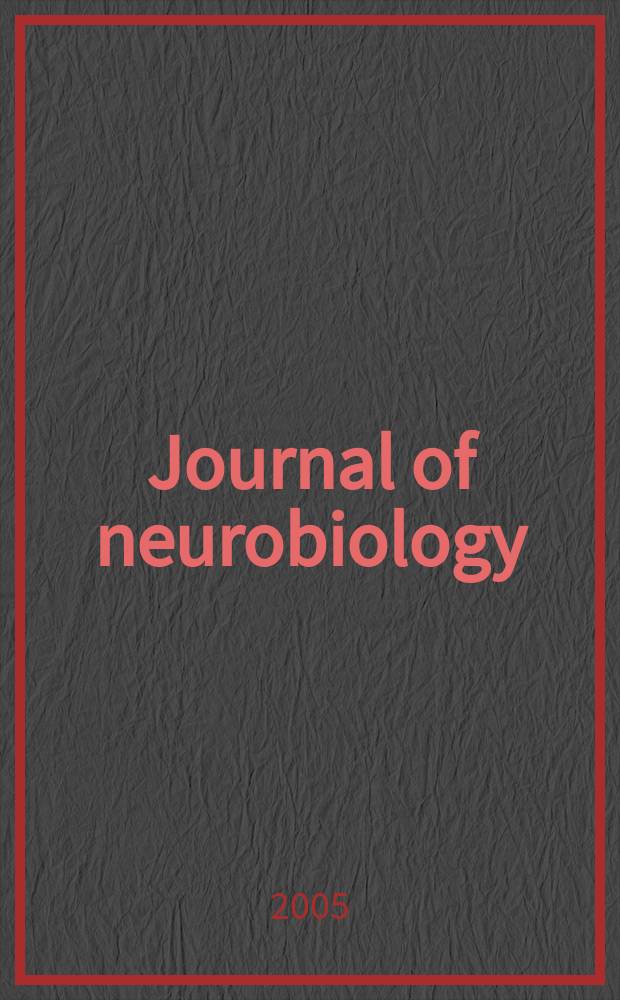 Journal of neurobiology : An intern. journal. Vol.64, №3