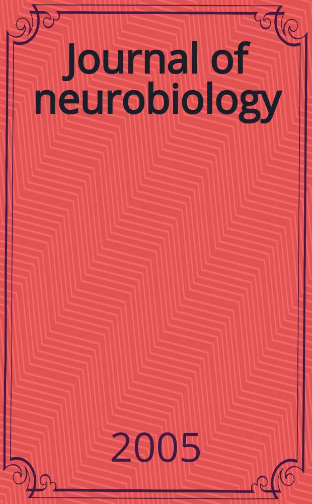 Journal of neurobiology : An intern. journal. Vol.64, №2