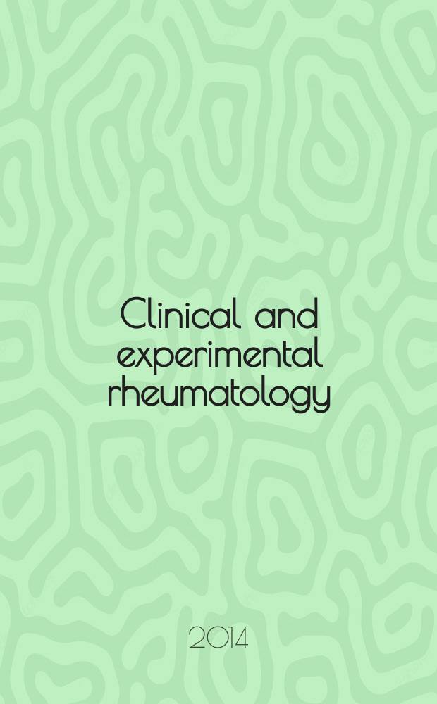 Clinical and experimental rheumatology : An Intern. j. of rheumatic a. connective tissue diseases. Vol. 32, № 5