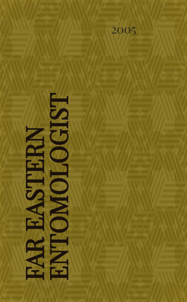 Far Eastern entomologist : J. publ. by Far East branch of the Russ. entomological soc. a. Lab. of entomology, Inst. of biology a. pedology. №148 : New taxa of Tettigoniidae (Orthoptera) ...