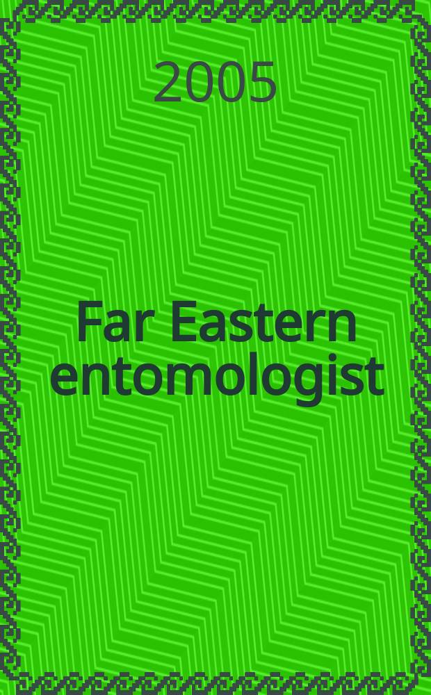 Far Eastern entomologist : J. publ. by Far East branch of the Russ. entomological soc. a. Lab. of entomology, Inst. of biology a. pedology. №153 : The bees (Hymenoptera, ...)