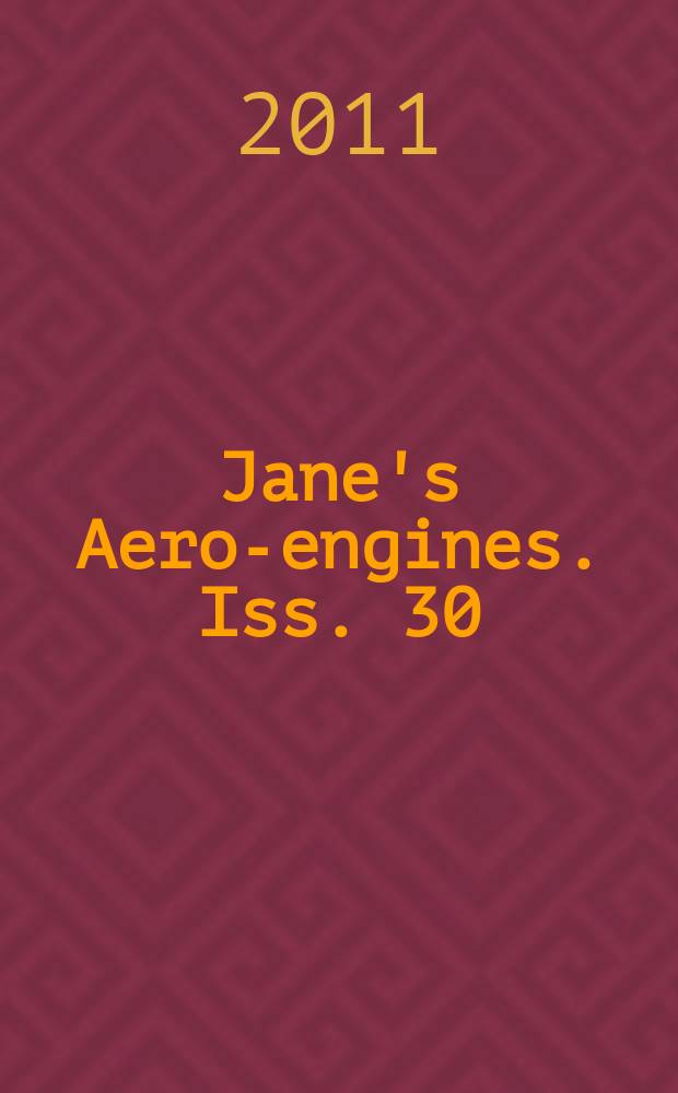 Jane's Aero-engines. Iss. 30