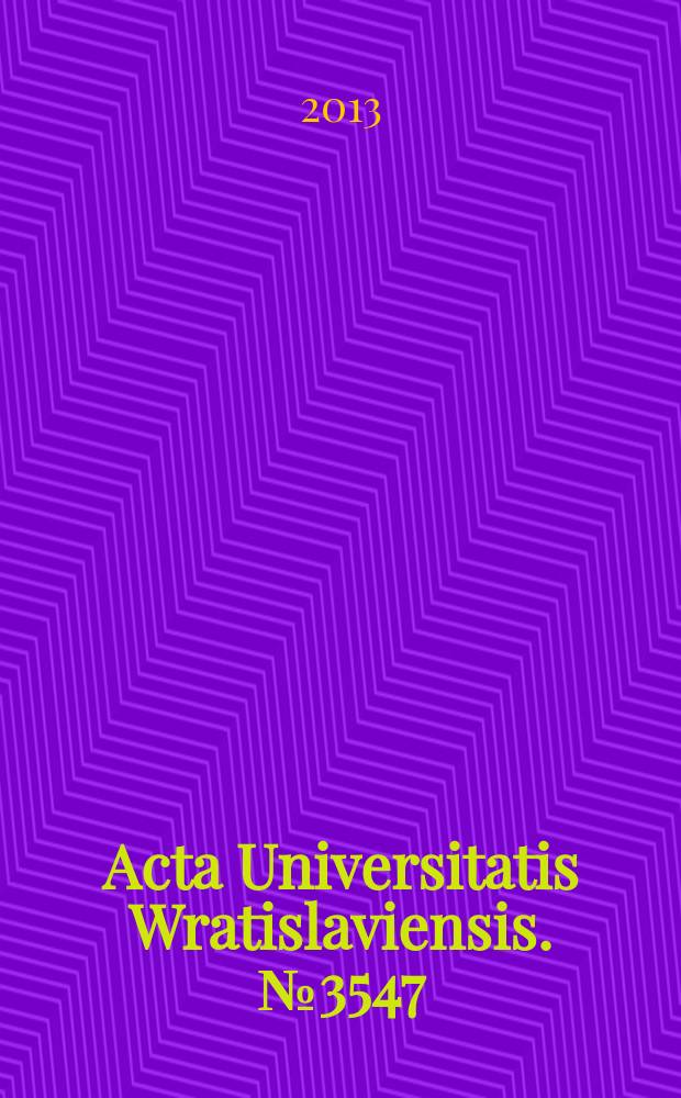 Acta Universitatis Wratislaviensis. № 3547 : Język władzy = Язык власти