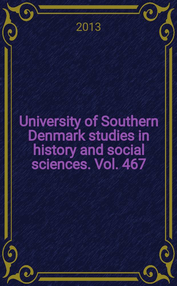 University of Southern Denmark studies in history and social sciences. Vol. 467 : Tid og forbrug i etniske minoritetsfamilier = Время и потребление в семьях этнических меньшинств: специальное исследование повседневной жизни семей мигрантров в Дании