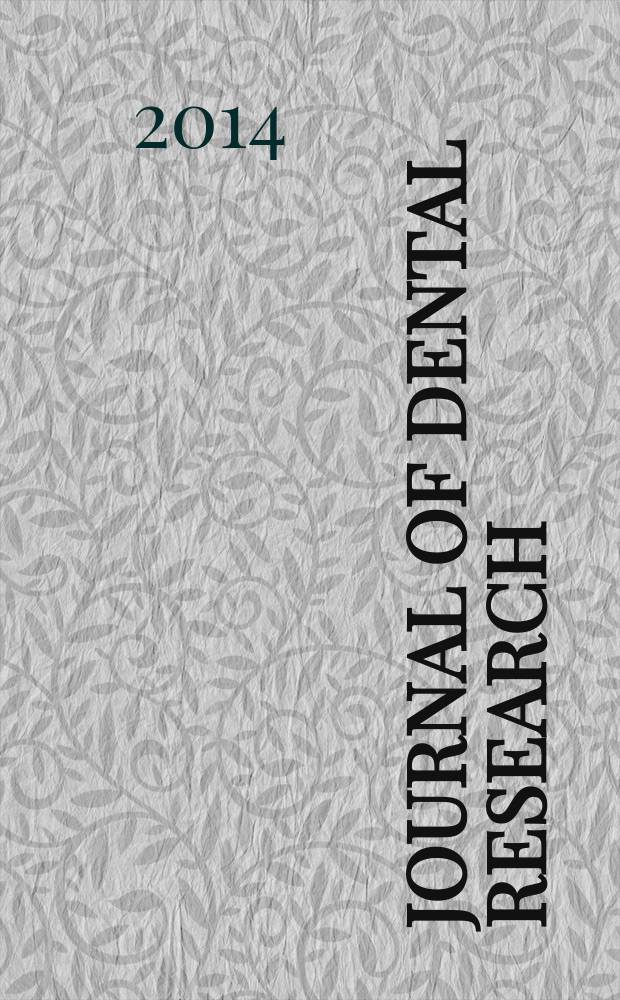 Journal of dental research : Off. publ. of the Intern. ass. for dental research. Vol. 93, № 11