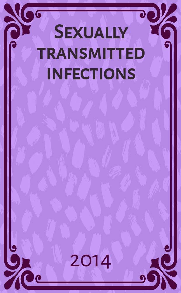 Sexually transmitted infections : Formerly Genitourinary medicine The j. of sexual health & HIV. Vol. 90, № 8