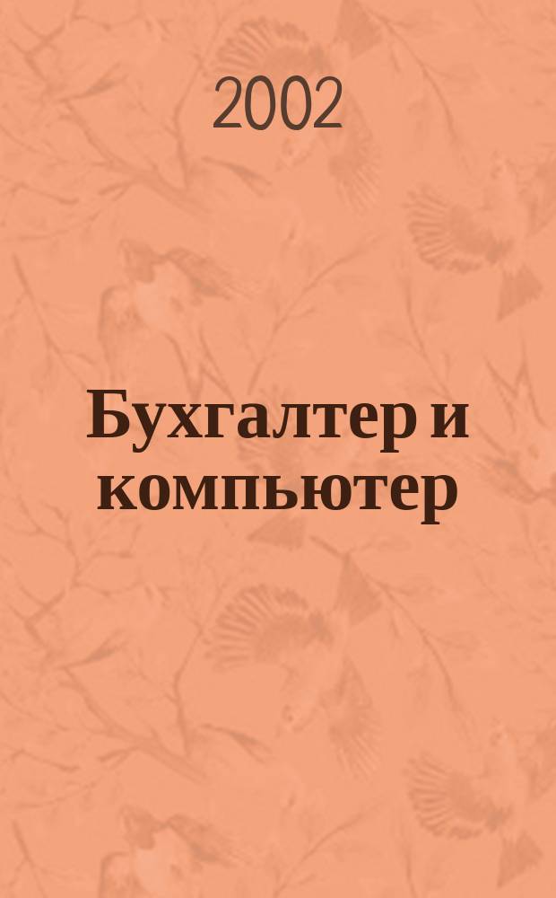 Бухгалтер и компьютер : Прил. к журн. "Бух. учет". 2002, № 2 (29)