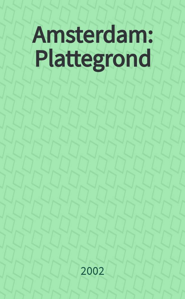 Amsterdam : Plattegrond