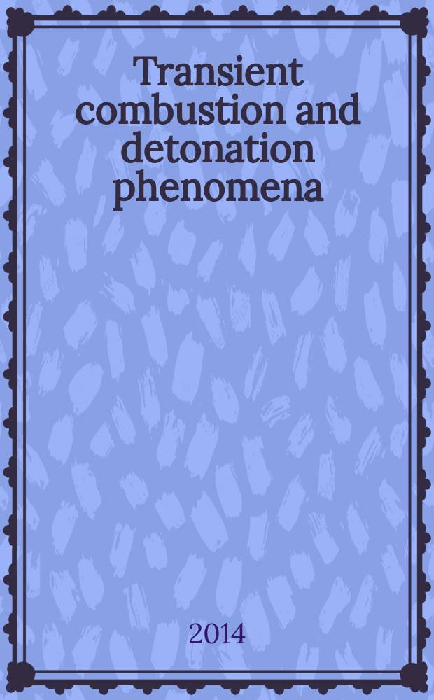 Transient combustion and detonation phenomena : fundamentals and applications