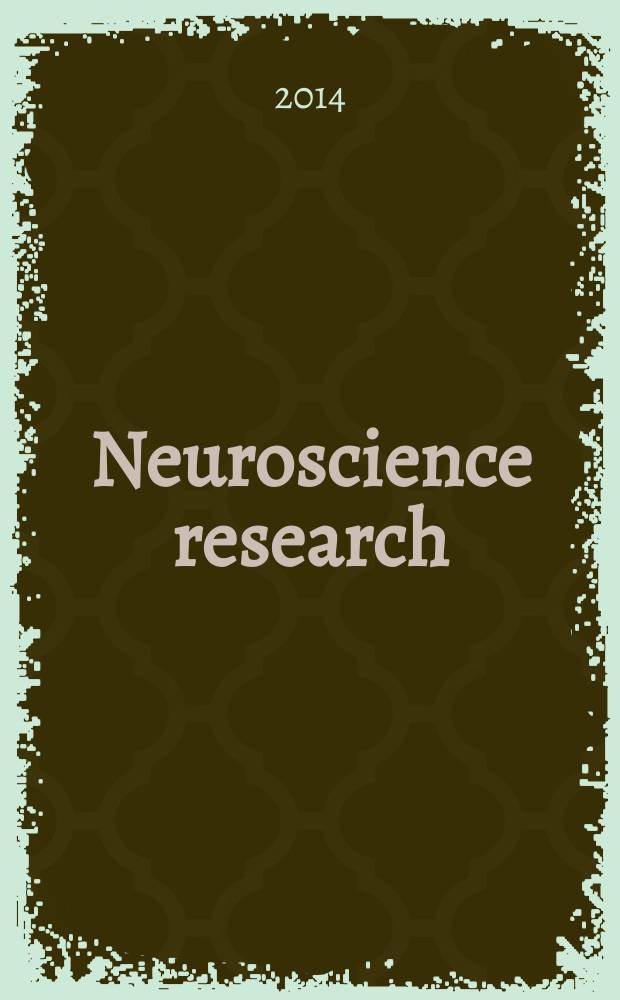 Neuroscience research : The offic. j. of the Japan neuroscience soc. Vol. 83