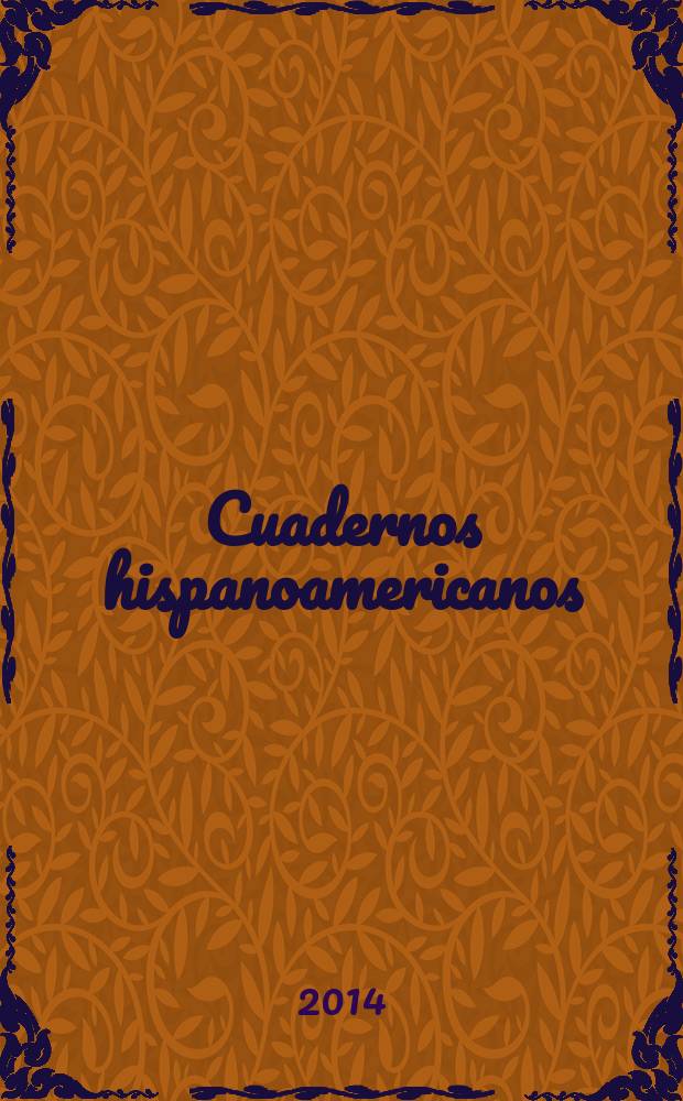 Cuadernos hispanoamericanos : Revista mensual de cultura hispánica. 2014, № 774